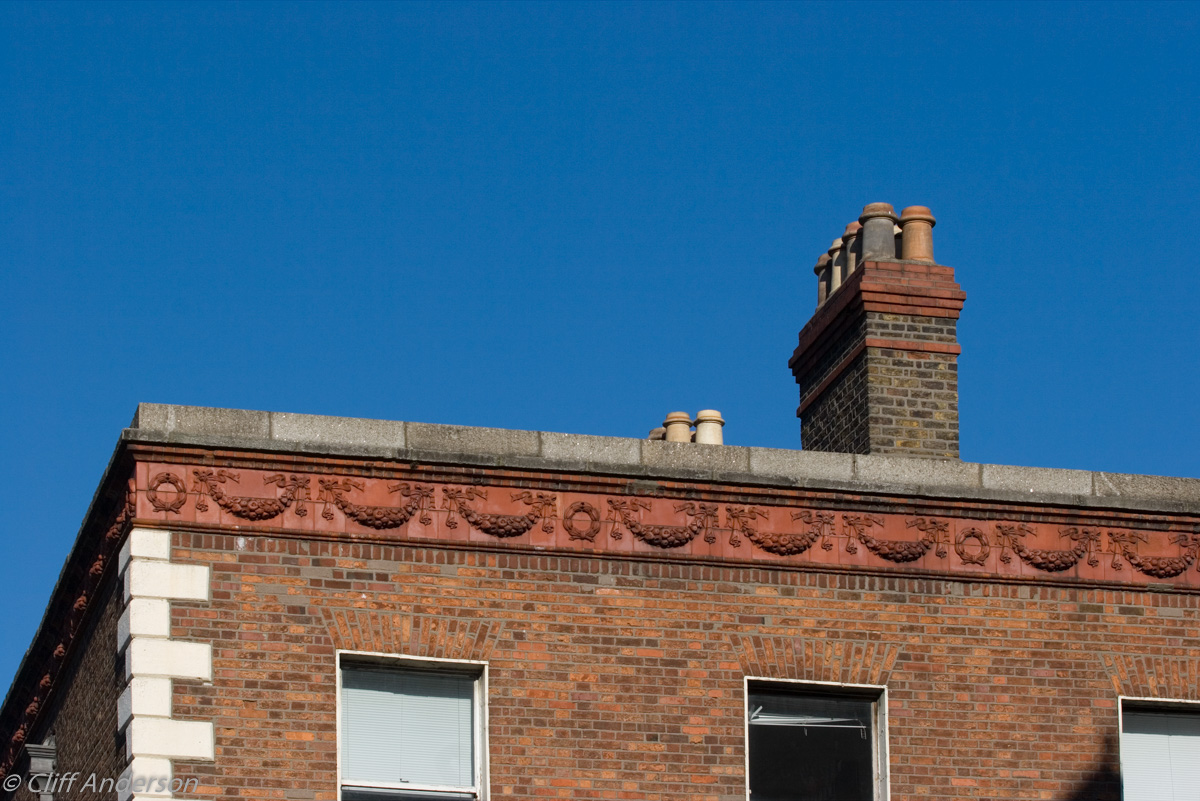 Roof edging on building on Lincoln Place Dublin s 6228